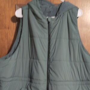 Torrid Green Quilted Vest for Layering